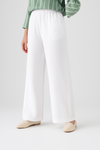 Linen Wide Pant – White