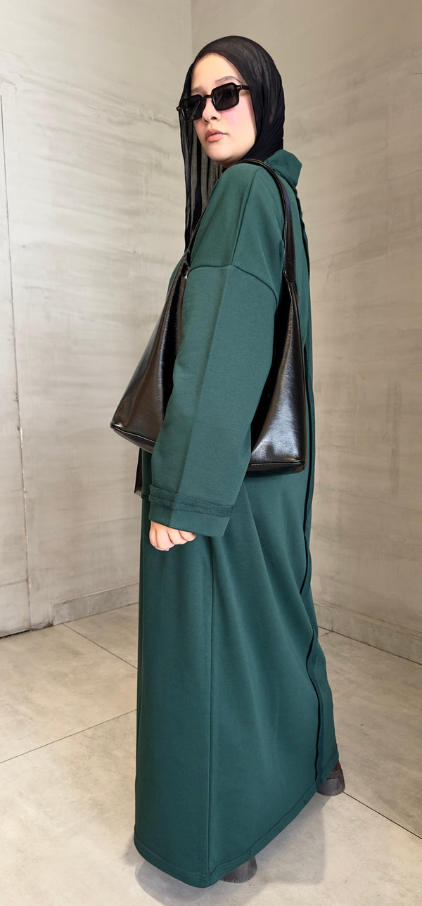 Urban sweat dress - Deep Green