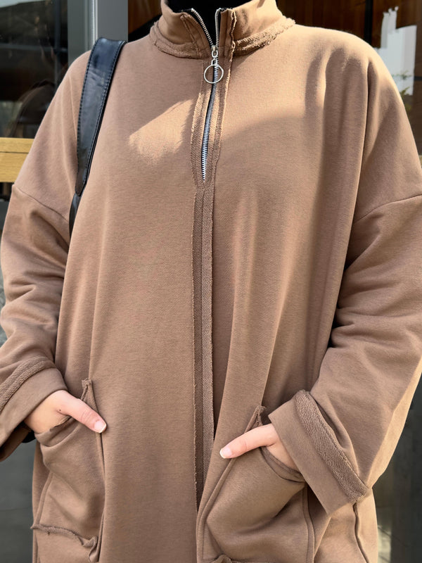 Urban sweat dress - Beige