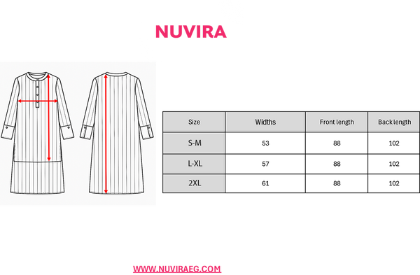 Striped Flare-Sleeve Modest Tunic-Sand Beige