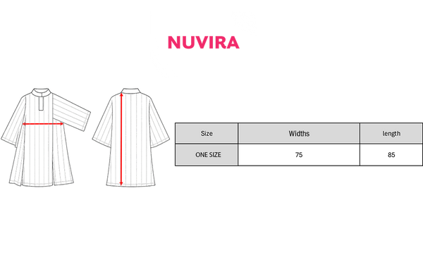 Striped Oversize Tunic Blouse-Light Beige Stripes on Off-White