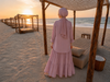 Pearl-Embellished Koresha Two-Piece Set – Rose NUVIRA