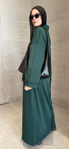 Urban sweat dress - Deep Green