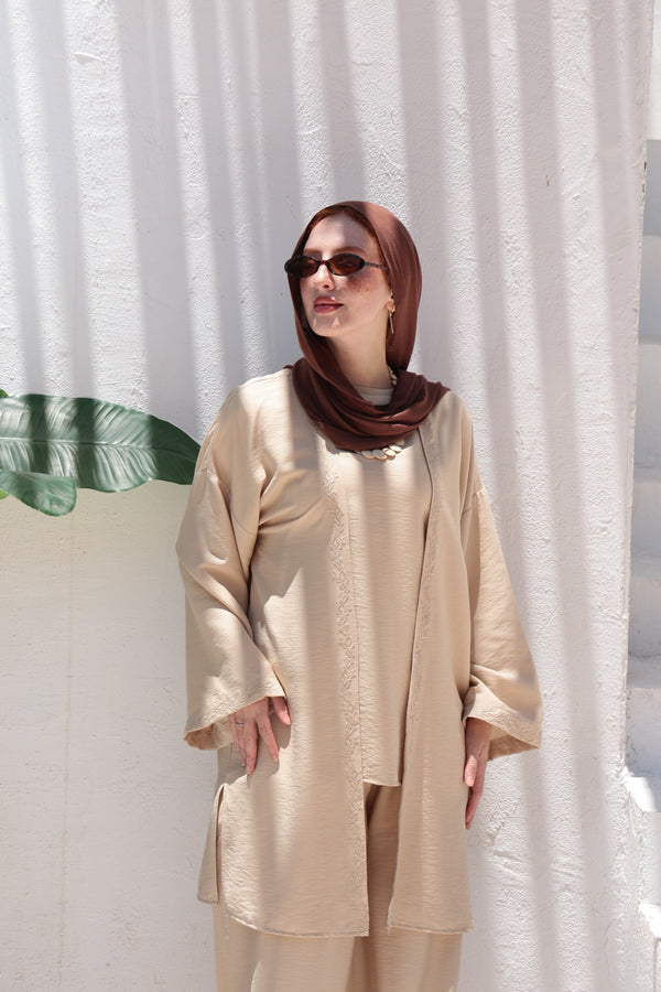 Trio Set-Soft Brown