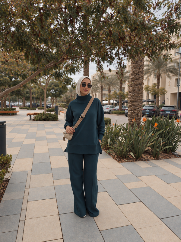 Relaxed Fit Two Piece Set - INDIGO NUVIRA
