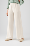 Linen Wide Pant – Sand Beige