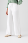 Linen Wide Pant – White