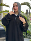 Urban sweat dress - Black - NUVIRA - 